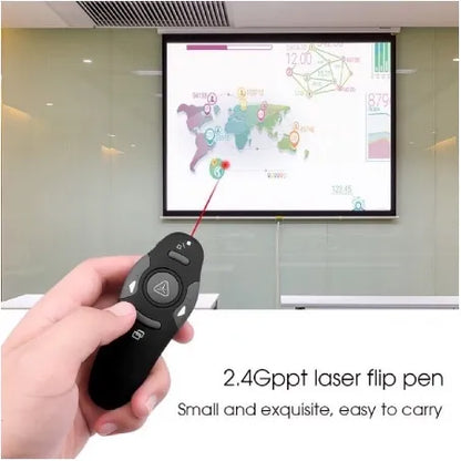 2.4GHz Wireless Presenter PowerPoint Wireless Flip Pen USB Charging Powerpoint Clicker Pointer