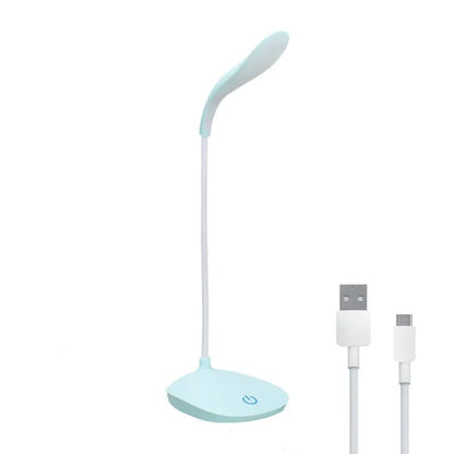 LED Desk Lamp Rechargeable 3 Levels Brightness Touch Table Light Flexible Study Portable Student Reading Eye Caring Soft Light Lamp