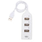 High Speed USB Hub 4 Port USB 2.0 with Cable Mini USB Splitter Hub Use Power Adapter Multiple Socket For PC Laptop Notebook