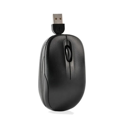 Retractable Wired Mouse Gaming Mouse High Quality Computer Mouse 1000DPI Optical Mouse