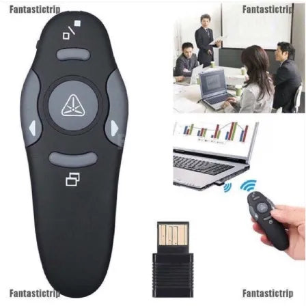 2.4GHz Wireless Presenter PowerPoint Wireless Flip Pen USB Charging Powerpoint Clicker Pointer